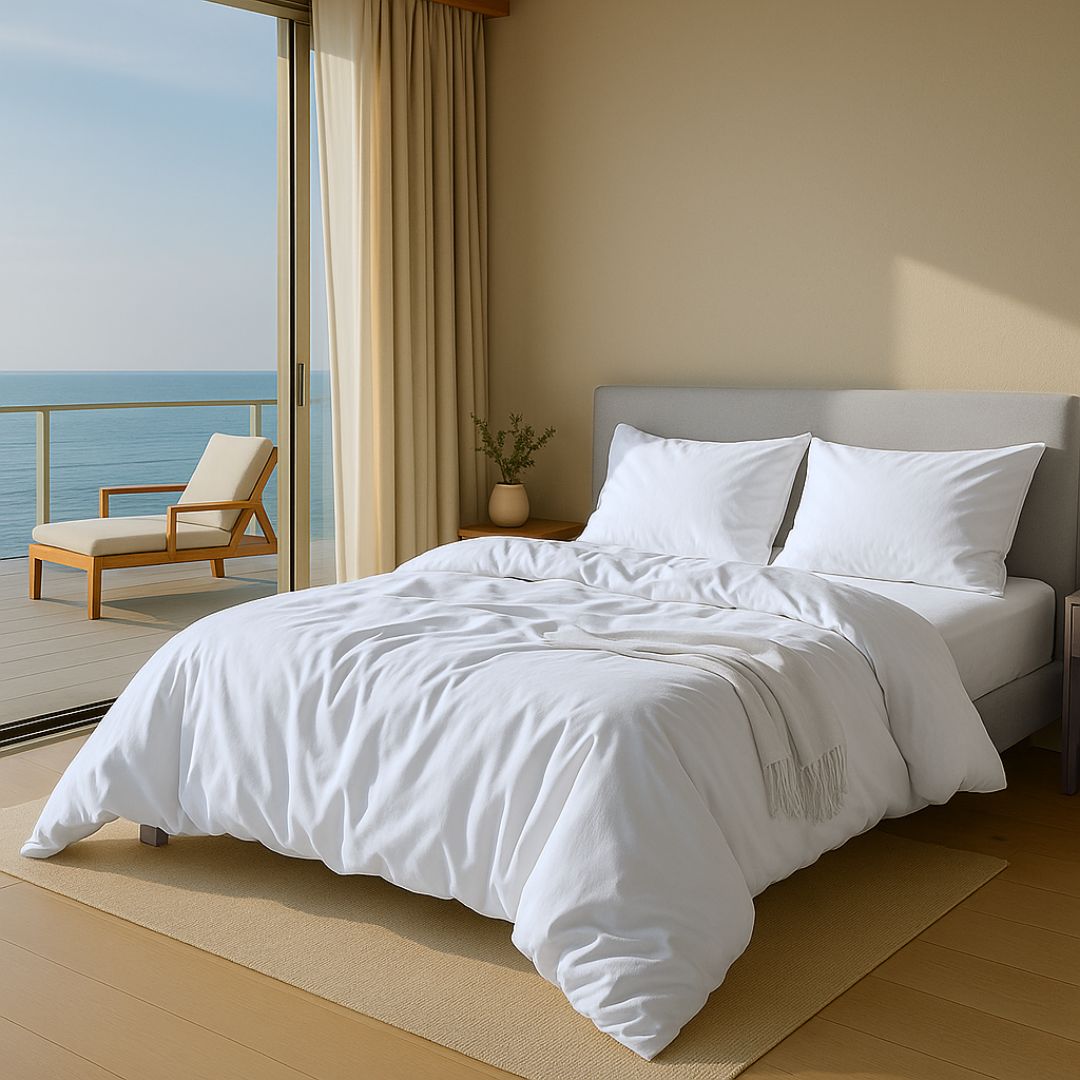 Eucalyptus White Bed Sheet Set | Cozy Heaven Ultra Soft Sheets