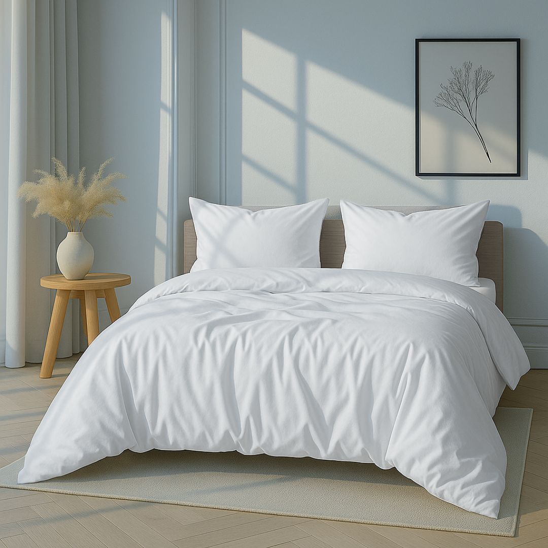 Eucalyptus White Bed Sheet Set | Cozy Heaven Ultra Soft Sheets