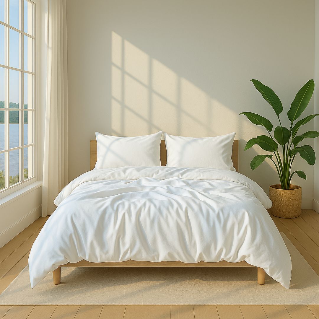 Eucalyptus White Bed Sheet Set | Cozy Heaven Ultra Soft Sheets